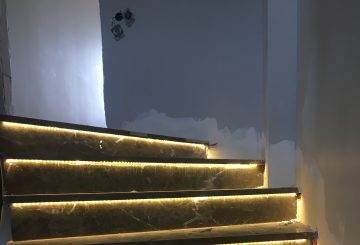 Villa Tadilatı Spot-Led-Merdiven Arası led-Anahtar Priz İlave işleri teslim edilmiştir.(Kurtköy)